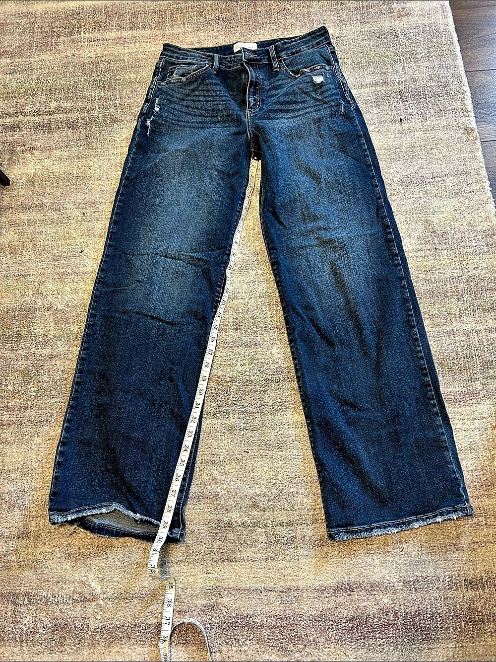 KanCan Essential Straight Leg Jeans in Blue Size 9/28